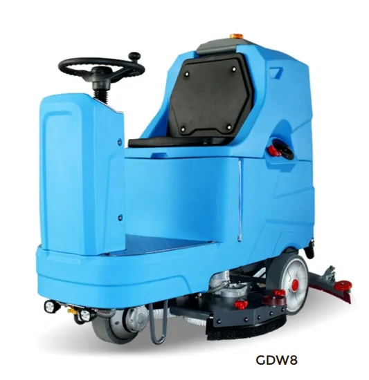 High Quality Ride on Electric Automatic Warehouse Driving Marble Cleaning Machine Carpet Brush Commercial Battery Walk Behind Industrial Floor Dryer Scrubber